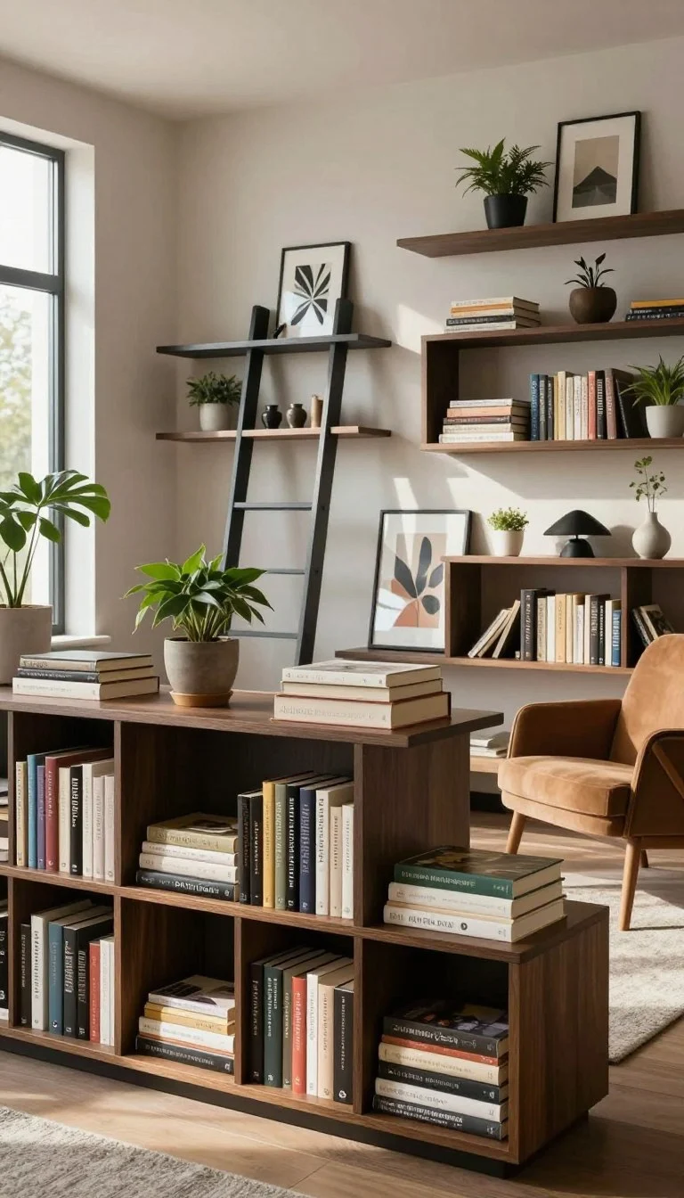 unique bookshelves decor